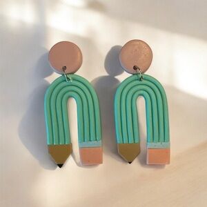 Colorful Pencil Earrings